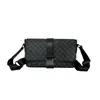 Nueva bolsa de almacenamiento cruzada para hombre de PU para el día a día, bolso de hombro de gran capacidad, bolso cruzado, mochila elegante para viajes cortos