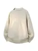 Nueva Colección Otoño/Invierno 2026: Cárdigan de Punto con Cuello en V de Corte Relajado, Suéter Unisex de Color Bloqueado de Corte Holgado, Ropa Exterior Casual y Versátil