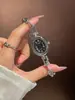Nuevo producto más vendido: Pulsera con forma de bañera para mujer, reloj de pulsera de cuarzo para mujer, ovalado de moda con números romanos