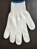 Guantes de seguridad, hilo de algodón blanqueado, fibra química, transpirables y resistentes al desgaste