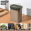 Latas Selladas con Tapas Caja de Almacenamiento para Conservar Frescura Alimentos en Grano Grado Alimenticio Almacenamiento Alta Permeabilidad Snack Especias Almacenamiento de Artículos Secos Tanque