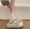 Zapatillas Cerradas Cómodas y Perezosas con Lazos Dulces y Encaje para Mujer 2026 Primavera Zapatos tipo Birkenstock