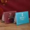 Funda Dura con Patrón de Medalla de Oro A4 Núcleo Interior Hecho a Medida Funda de Concha de Alto Nivel Premiada Certificado de Honor Hecho a Medida