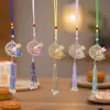 Nueva Canción del Festival del Medio Otoño Chino Brocado Palacio Lunar Conejo de Jade Colgante de Borla Producto Terminado Estilo Nacional Hecho a Mano Colgante de Borla de Brocado de Canción Fuente