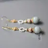 Los Pendientes y Ganchos de Oreja Más Vendidos de Zizai Sheng para Mujeres en las Dinastías Song y Ming, Accesorios de la Dinastía Han, Nuevos Pendientes de Diseño de Nicho de Honglou