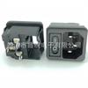 Tomada AC-02 dois em um com interruptor Tomada elétrica dois em um AC02 com interruptor pequeno