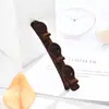 Pinza para el cabello coreana sencilla estilo japonés y coreano celebridad de internet que combina con todo flequillo clip lateral cabello trenzado clip de pico de pato accesorio para la cabeza horquilla de flocado para mujer