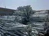 Tornillo fotovoltaico para pilote de tierra Galvanizado en caliente Estaca de tierra para cultivo en invernadero Pilote colado in situ con barras de refuerzo empotradas Parte de empotramiento de placa de brida
