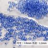 Série de Miçangas Transparentes de Alta Qualidade de 4mm Celebrante da Internet Anel Colar Brincos Joias Antigas DIY Material Artesanal Acessórios