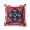 Funda de almohada creativa con patrón geométrico para sofá de sala de estar, funda de cojín de asiento, funda de almohada de poliéster de un solo lado, funda de respaldo de sofá