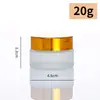 Botella de Crema Esmerilada, Botella de Vidrio para Crema Opaca a la Luz, Botella Dispensadora de Cosméticos, Botella Vacía, Botella de Muestra para Crema de Ojos, Botella de Perfume