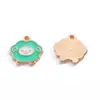 Colgante de Esmalte de Oveja Linda y Colorida de Dibujos Animados Accesorios de Joyería de Aleación DIY Colgante para Collar Pulsera Venta Caliente Transfronteriza