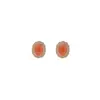 Pendientes de Plata de Ley S925 Yuebao Jewelry con Ágata Roja del Sur y Encaje Incrustado de Diamantes en Forma de Huevo, Pendientes Elegantes, Artículo Popular de Comercio Electrónico, Venta al por Mayor y Dropshipping
