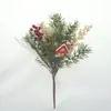 Venta Caliente Transfronteriza Rombo con Forma de Casa Roja Bola de Rombo Racimo Navideño de Frijol Rojo Artículos de Decoración para el Hogar para Uso Doméstico