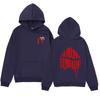 Moletom Estampado Europeu e Americano com Barra Canelada Hoodie Transfronteiriço Masculino e Feminino Jaqueta Moletom Casual