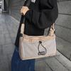 Bolsa Transversal Casual Estilo Japonês Feminina de Grande Capacidade Bolsa Mensageiro para Trabalho Masculina Marca da Moda Bolsa de Ombro Funcional Mochila para Viagem ao Ar Livre