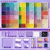 Set de cuentas premium para manualidades DIY, incluye un juego completo de herramientas, plancha y paquetes suplementarios para juguetes de cuentas