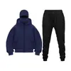 Ropa de otoño e invierno, gorro, cremallera, sudadera DIY, traje liso de doble cara, pantalones transfronterizos para hombre y mujer, sudadera con cremallera, nuevo gorro para pareja