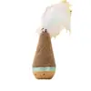 Brinquedo para Gato, Brinquedo Basculante com Penas, Vara de Provocar Gato, Gadget de Autoentretenimento Consumidor de Energia com Sino, Brinquedo para Gato