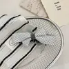 Grampo de Tubarão Grande com Laço de Bolinhas Clássicas Presilha de Coque Versátil Grampo de Tubarão para Meio Preso Estilo Feminino Acessório de Cabelo Suave