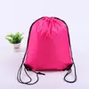 Bolsa promocional impermeable de almacenamiento en stock para natación, deportes al aire libre, mochila, bolsa con cordón para maratón