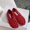 Zapatos Cómodos de Poner y Quitar Tendencia Verano 2026 Nueva Moda Versátiles de Poner y Quitar Casuales de Cuerda Trenzada de Malla para Mujer