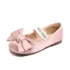 Zapatos Pequeños de Piel para Niñas 2026 Primavera/Otoño Nuevo Estilo Zapatos de Princesa para Bebés y Niños Niños Medianos/Grandes Suela Suave Boca Baja Zapatos Dulces para Niños