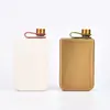 Cantil Pequeno de Aço Inoxidável 304 Transfronteiriço 9oz Quadrado Meio Libra Portátil para Exterior Metal Personalizado Plano Atacado Cantil Portátil