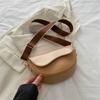Bolsa de sillín estructurada de gran capacidad para desplazamientos, moderna y a la moda, bolso cruzado de hombro para mujer simple y único, bolso de mano y bolso mensajero