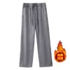 Pantalones de Chándal Rectos Retro Desgastados Personalizados para Hombre Talla EU Venta Caliente Transfronteriza Otoño Invierno Pantalones de Chándal Rectos Versión US Comercio Exterior