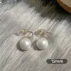 Pendientes de Plata de Ley S925 con Perlas de Imitación de Gama Alta para Mujer, Pendientes de Diseño Nicho, Pinzas para Orejas y Accesorios para Orejas Versátiles y Elegantes