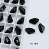 Pedras de Strass para Unhas Dongzhou Cristal em Formato de Machado 9x14 Strass de Vidro de Alta Qualidade, Strass de Formato Irregular, Decorações para Nail Art, Strass Dongzhou em Formato de Machado