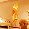 Explosiones de Fábrica Pluma Espejo Acrílico Pegatina 3D Tridimensional Extraíble Pegatina de Pared Porche Sala de Estar Pintura Decorativa Cruz