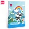 Papel de Manualidades de Colores Deli para Niños A4 Grueso para Manualidades DIY de Escuela Primaria y Jardín de Infancia, Origami y Manualidades de Corte de Papel Papelería al por Mayor