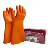 Guantes Aislantes Jinbu'An para Operaciones Eléctricas de Alto y Bajo Voltaje, Guantes Protectores de 12kV para Trabajos en la Industria Eléctrica con Electricidad Viva