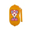 Bolsa criativa fofa para guardar óculos de sol transfronteiriça para mulheres, estojo de óculos portátil, estojo de silicone DIY2 para óculos de sol