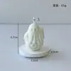 Velas Perfumadas de Fantasma para Halloween Transfronterizas, Decoración del Hogar Divertida y Creativa, Regalos Navideños, Recuerdos, Velas de Calabaza