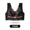 Sutiã Transfronteiriço de Seda Gelo Anti-Queda, Sutiã Push-Up Sem Costura para Seios Pequenos, Sutiã com Bojo Fixo, Sutiã Sexy Fino Plus Size