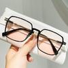 2055 Nuevas gafas de sol de montura grande para hombres y mujeres, estilo Little Red Book, gafas de sol del mismo estilo, gafas de sol anti-UV populares de Internet de moda coreana.