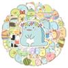 60 piezas de pegatinas de graffiti biológico de esquina Kawaii decoración personalizada para computadora, equipaje, funda de teléfono, pegatinas impermeables
