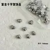 Acessórios de nail art em formato de cruz, populares online, estilo punk retrô, únicos, doces e descolados, estilo escuro, acessórios de unha usáveis