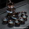 Recepção Conjunto de Chá Pequeno Doméstico Estilo Japonês Sala de Estar Simples Escritório Conjunto de Chá Kung Fu Xícara de Chá de Cerâmica Bule Bandeja de Chá