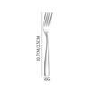Vajilla de acero inoxidable de Amazon, cuchillo y tenedor, cuchara, apto para vajilla occidental ligera de lujo, cuchillo para carne con mango cuadrado, tenedor de postre, cuchara, cuchara de café.