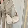 2026 Nueva Bolsa Cruzada Estampado de Leopardo Estilo Perezoso Bolsa Croissant Bolso de Hombro de Nicho Lujo Ligero Viaje Bolso Dumpling