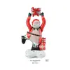 Navidad Transfronteriza Oso de Navidad de Pie Mate Papá Noel Muñeco de Nieve Globo de Papel de Aluminio Nochebuena Decoración Festiva