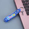 Chaveiro de moda de borracha macia PVC atacado criativo corda de couro chaveiro pingente cartoon bonito saco de presente acessórios