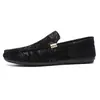 Mocasines sin cordones para hombre, zapatos casuales versátiles y transpirables, zapatos de conducción, cómodos y ligeros, zapatos de tela populares para hombre
