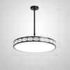 Candelabro Redondo LED Super Brillante para Barbería, Lámpara de Mahjong, Iluminación Ajustable para Estudio de Danza, Casa de Té, Restaurante, Restaurante de Hot Pot