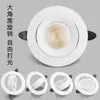 Lámpara de techo COB de 10W con ángulo ajustable, downlight empotrable ultradelgado, foco para pared de fondo de 5W, 7W, 15W, 18W, 24W