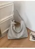 Bolsa de Mano Grande Tejida de Alta Gama para Mujer 2025 Nuevo Estilo Bolso de Hombro Versátil para el Trabajo, Bolso de Hombro Elegante y Sencillo